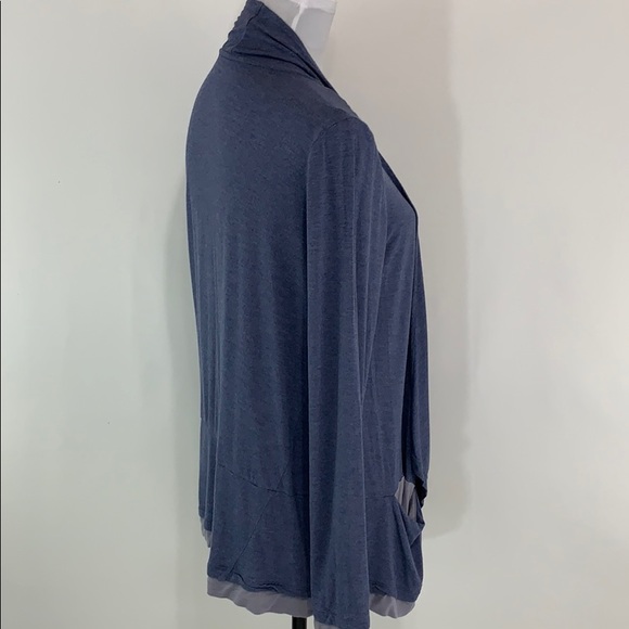 LOGO by Lori Goldstein heathered knit cardigan - Picture 2 of 6